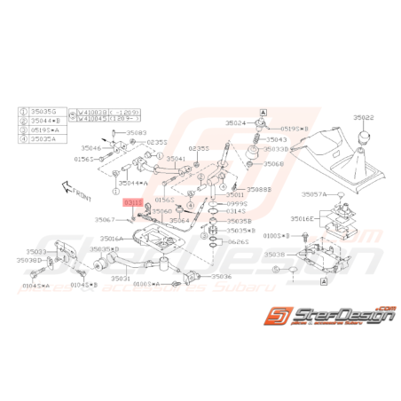 Rondelle Origine Subaru GT WRX STI FORESTER Turbo38208