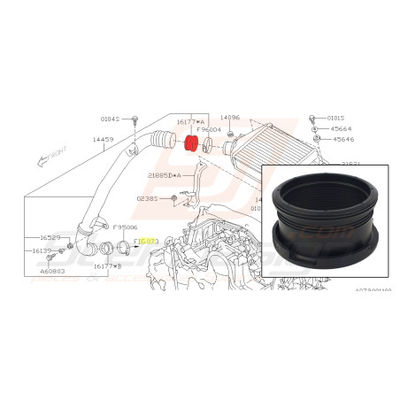 Joint isolant échangeur pour subaru XV 2011 EJ20Z38319