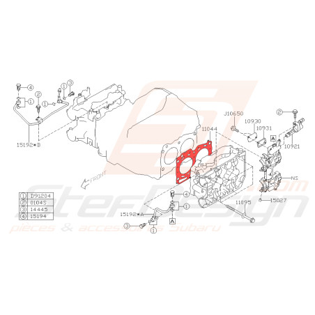 Joint de culasses d'origine pour Subaru forester 2.5l XT 200538464