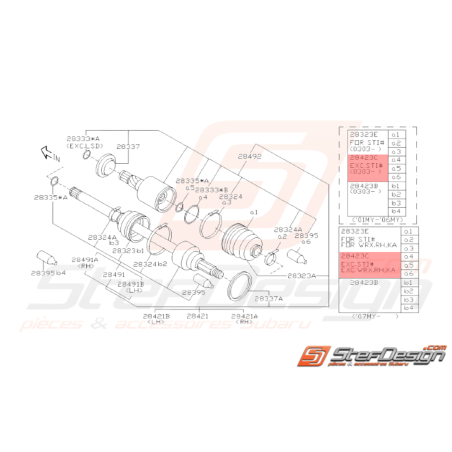 Soufflet de Protection Origine Subaru WRX 2006 - 200738474