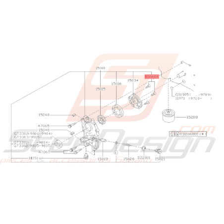 Vis Couvercle Séparateur D'huile Subaru GT 93-05 WRX STI 01-05 / 05/06-19 FORESTER Turbo 97-0238537