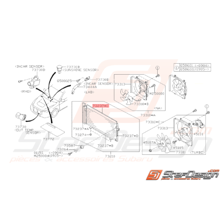 Joint de Condenseur Origine Subaru WRX STI 2008 - 201438603