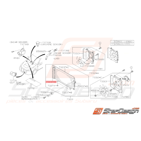 Joint de Condenseur Origine Subaru WRX STI 2008 - 201438607