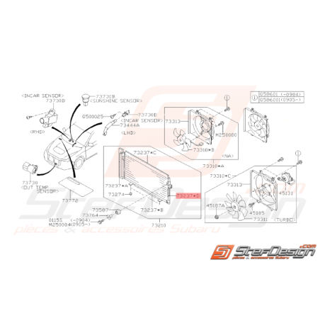 Joint de Condenseur Origine Subaru WRX STI 2008 - 201438610