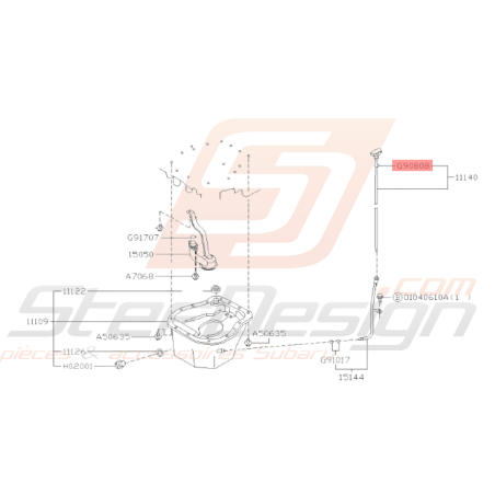 Joint Torique Jauge a huile Origine SUBARU GT 96-00 WRX STI 01-19 FORESTER 97-0238635