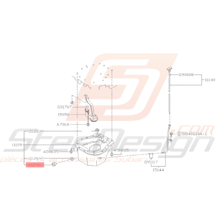 Bouchon Carter D'huile Origine Subaru GT 93-00 WRX/STI 01-19 FORESTER38638