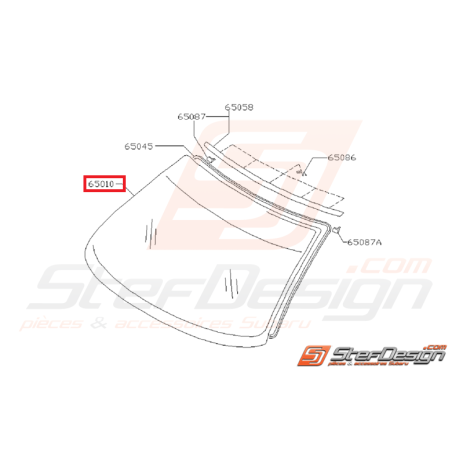 Pare brise adaptable Subaru Impreza 1993-200038661