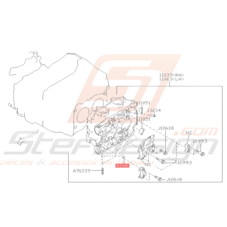 Guide de soupape d'échappement Origine Subaru GT 97-00 WRX/STI 01-14 FORESTER 97-0238674