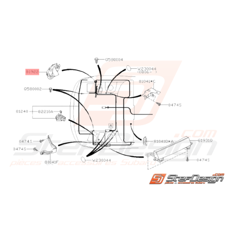 Bouchon Origine Subaru WRX STI 2008 - 201438726