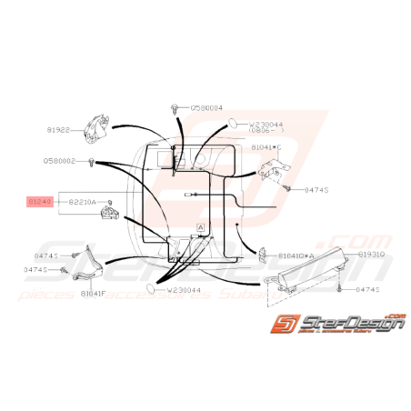 Faisceau de Fils Avant Origine Subaru WRX 200838728