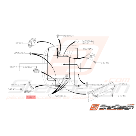 Support Cable de Batterie Origine Subaru WRX STI 2008 - 201438735