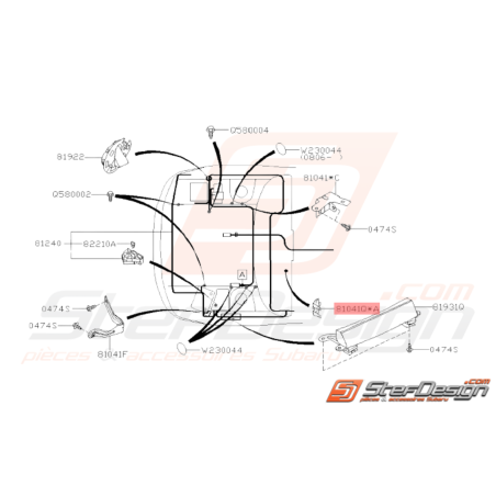 Support Connecteur Moteur Origine Subaru WRX STI 2008 - 201438743