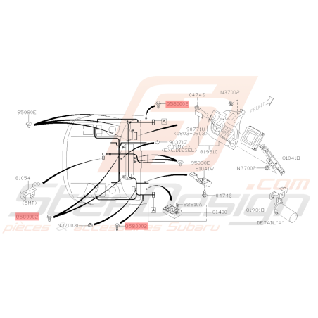 Vis Taraudeuse Hexagonale Origine Subaru GT 97-00 WRX STI 01-14 BRZ 13-1938745