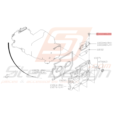 Vis Origine Subaru GT WRX STI FORESTER38764