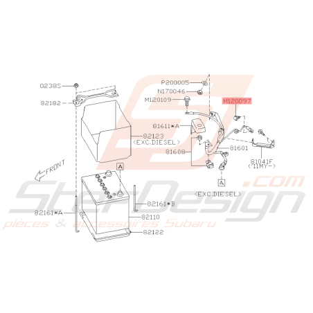 Ensemble Boulon et Rondelle Origine Subaru WRX STI 01-14 BRZ 13-1938791