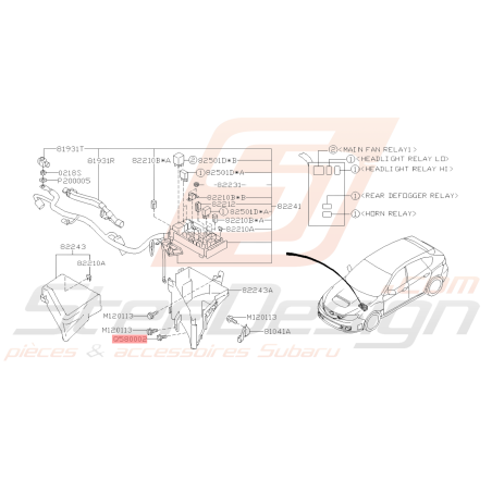 Vis Taraudeuse Hexagonale Origine Subaru GT 97-00 WRX STI 01-14 BRZ 13-1938816