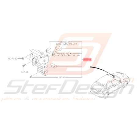 Boite à Fusibles Origine Subaru WRX STI 2008 - 201438820