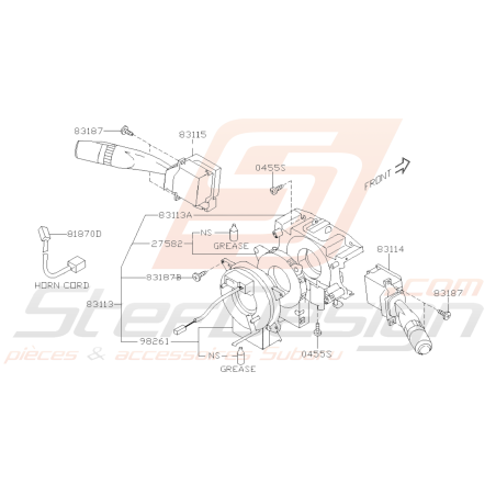 Schéma Commodo Origine Subaru WRX STI 2008 - 201438877