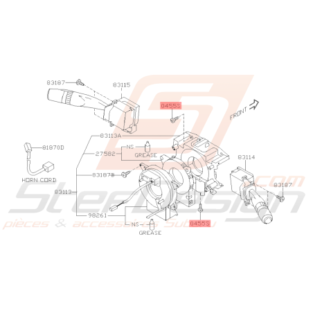 Vis Commodo Origine Subaru GT WRX STI38880