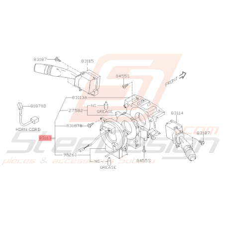 Commodo Complet Origine Subaru WRX STI 2008 - 201038884