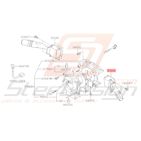 Commodo Essuie Glace Origine Subaru WRX STI 2008 - 201438896