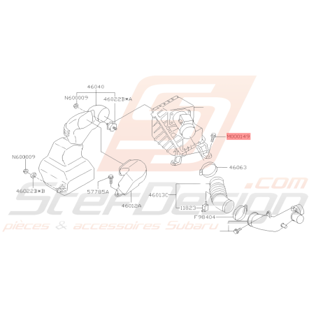 Vis boite à Air Origine Subaru IMPREZA GT 93-00 WRX/STI 01-07 FORESTER 97-0238916