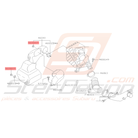 Écrou Origine Subaru GT 93-00 WRX STI 01-07 FORESTER 97-0238917