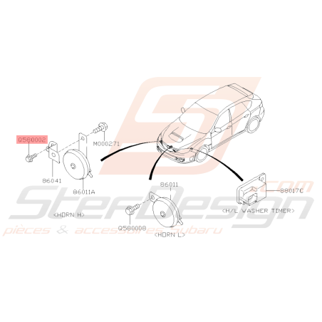 Vis Taraudeuse Hexagonale Origine Subaru GT 97-00 WRX STI 01-14 BRZ 13-1938983