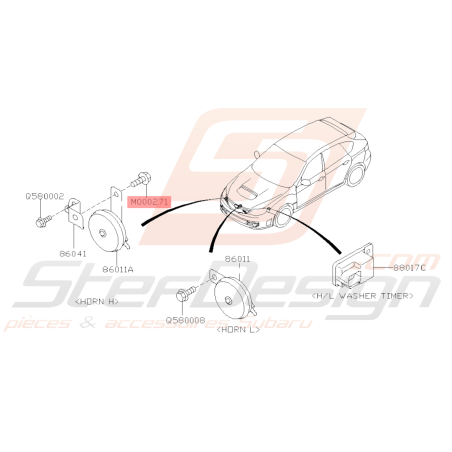 Vis Origine Subaru GT WRX STI BRZ38984