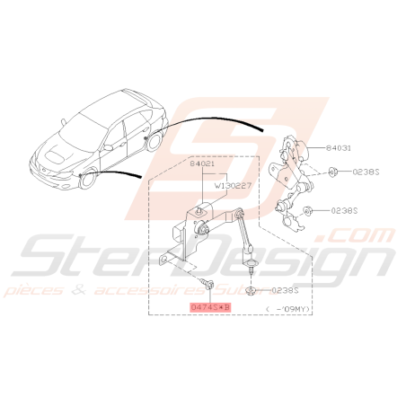 Vis Origine Subaru Impreza GT WRX STI BRZ39021