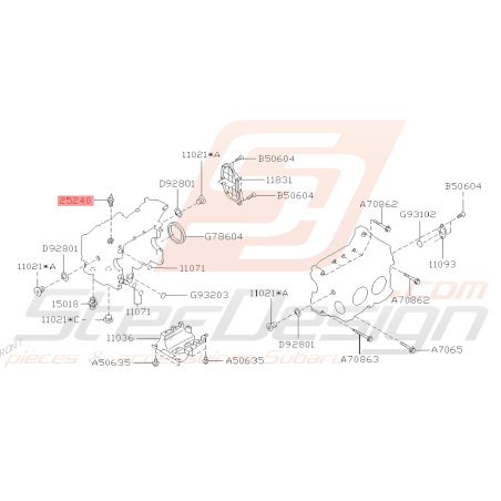 Contacteur de pression d'huile Origine Subaru STI 95-19 FORESTER 97-0239025