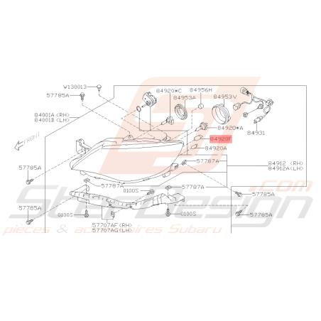 Ampoule Origine Subaru WRX STI 2003 - 2014 BRZ 2013 - 201639033