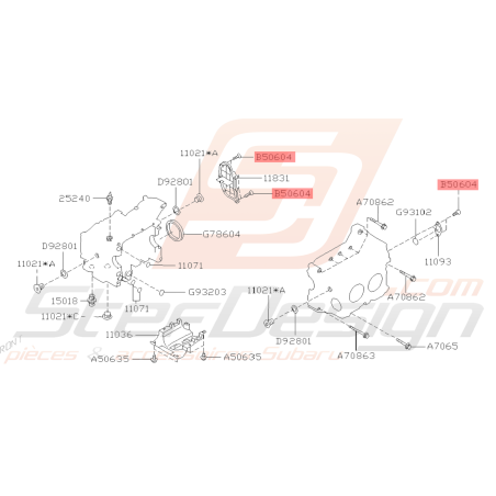 Vis Couvercle Séparateur D'huile Subaru GT 93-05 WRX STI 01-05 / 05/06-19 FORESTER Turbo 97-0239039