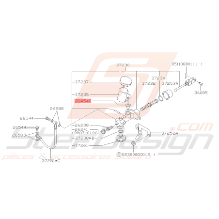 Joint de Réservoir Origine Subaru GT 93-00 WRX STI 01-14 FORESTER 97-0239238