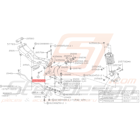 Vis Origine Subaru FORESTER GT WRX STI39281