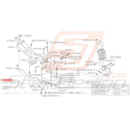 Vis Origine Subaru GT WRX STI BRZ FORESTER39306