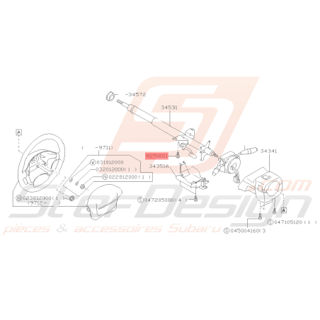 Vis Origine Subaru GT WRX STI FORESTER39325