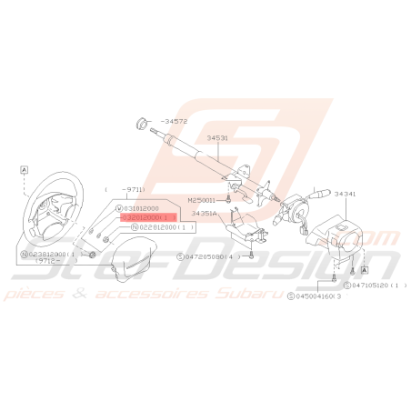 Rondelle Origine Subaru GT FORESTER39329