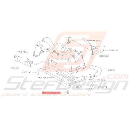 Vis Origine Subaru GT WRX STI FORESTER39424