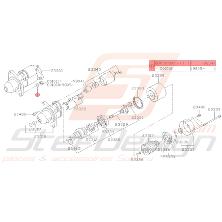 Rondelle Subaru GT STI FORESTER39441