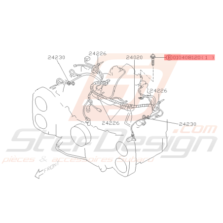 Vis Origine Subaru GT WRX STI FORESTER39457