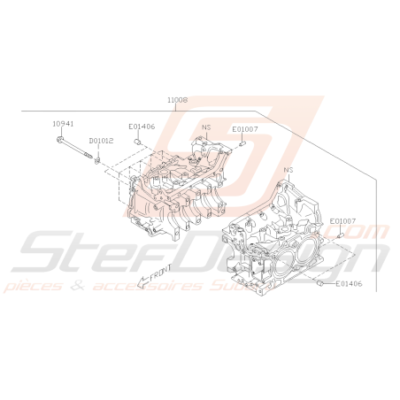 Schéma Carter Nue Origine Subaru BRZ 2012-201339491