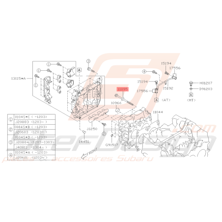 Goujon de Culasse Origine Subaru STI 11-18 BRZ/GT86 13-1939514