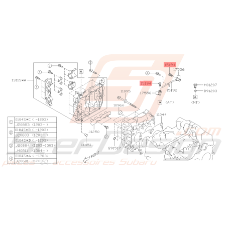 Vis banjo d'arriver d'huile Origine Subaru WRX 06-10 STI 01-19 BRZ 13-1939517