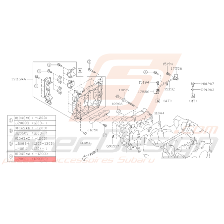 Joint Torique Culasse Origine Subaru BRZ/GT86 13-1939520