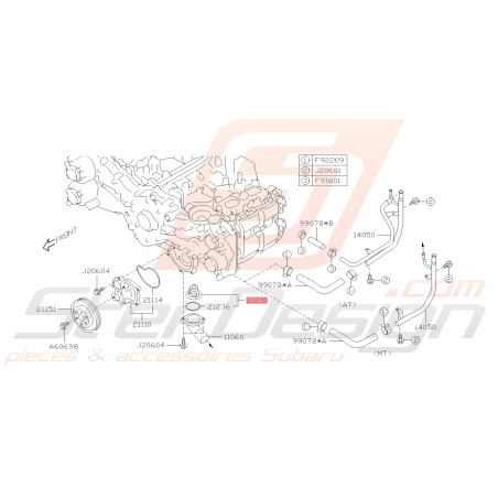 Thermostat Origine Subaru BRZ Toyota GT86 2013-201939535