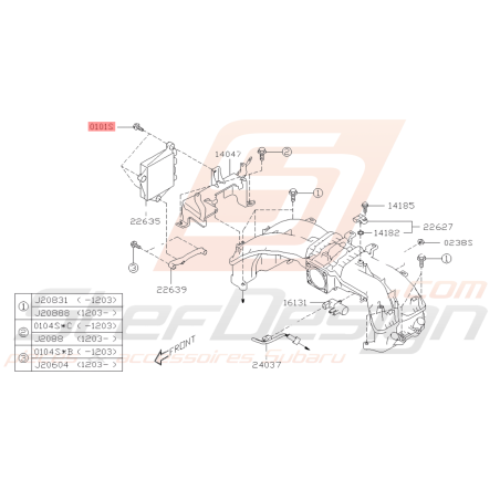 Boulon Pilote Origine Subaru WRX STI 2006-2014 BRZ 2013-201939545