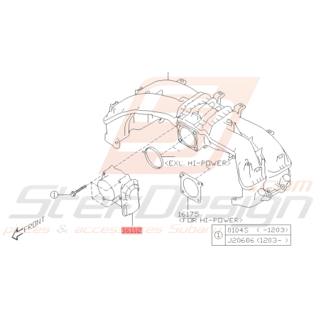 Boitier Papilon Électrique Origine Subaru BRZ 2013-201939557