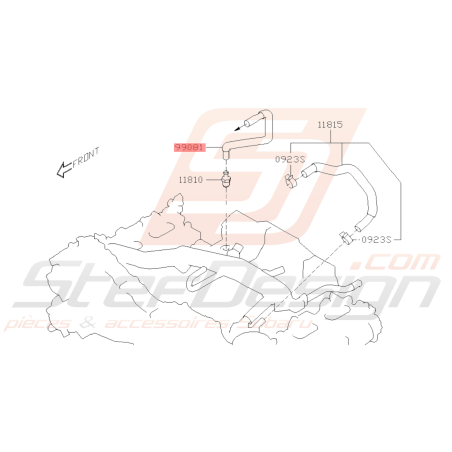 Durite Dépression Origine Subaru BRZ 2013-201939581