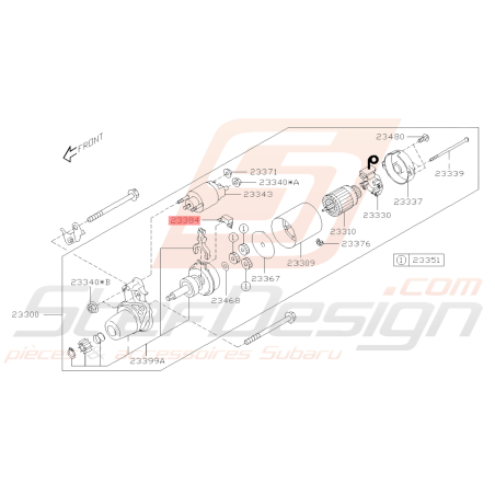 Joint Démarreur Origine Subaru BRZ 2013-201939597